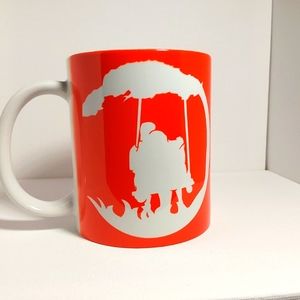 Hand Made Romantic Couple Coffee Mug - Swing Love and Home - Tea or Cider-12 oz